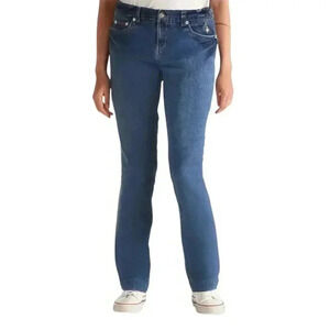 Baby Phat Jeans Vitnage Y2K Straight Leg Dark Blue Wash Mid-Rise Women's size 13
